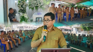 Wujud Empati, Wakil Bupati Sitaro Dampingi Keluarga Kadis Pendidikan dalam Ibadah Duka Ibunda Tercinta
