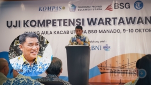 Gubernur YSK Tegaskan: Wartawan Harus Cepat, Tapi Tetap Beretika! Dukung UKW 2025, Yulius Selvanus Komaling Dorong Profesionalisme Pers Sulut