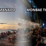 Suasana kafe Sunbae Manado yang menjadi ikon nongkrong anak muda di Sulawesi Utara