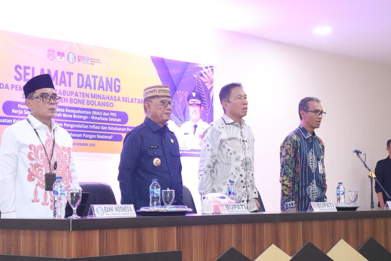 Akhirnya Terwujud! Minsel–Bone Bolango Teken Kerja Sama Besar Amankan Pasokan Pangan