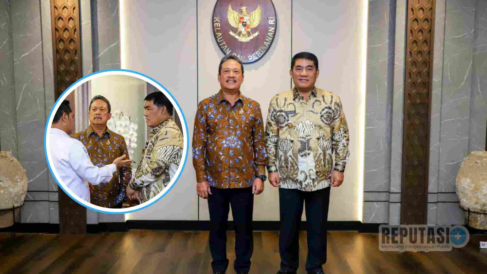 Gubernur Yulius Selvanus Komaling Bahas Penguatan Sektor Kelautan Sulut Bersama Menteri KKP RI