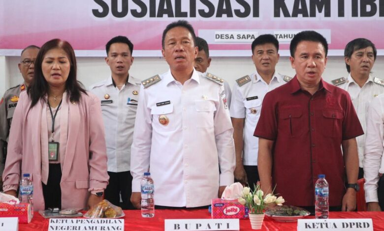 Program Sambang Desa Perkuat Kamtibmas, Forkopimda Minsel Turun Langsung ke Masyarakat