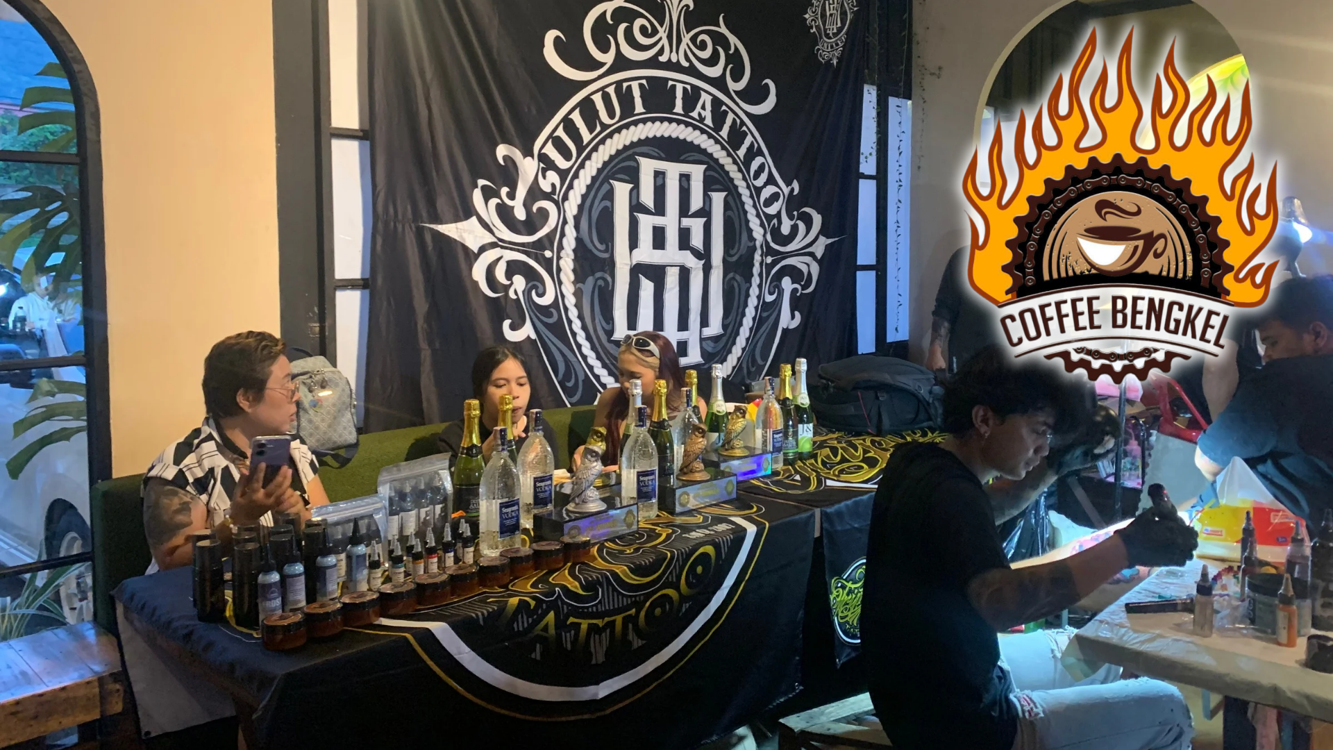 Kontes Tato Charity di Coffee Bengkel Minut Kembali Gaungkan Solidaritas Komunitas Seni