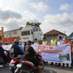 KAI Daop 7 Madiun Gandeng Taruna dan Taruni PPI, Perkuat Edukasi Keselamatan di Perlintasan Sebidang