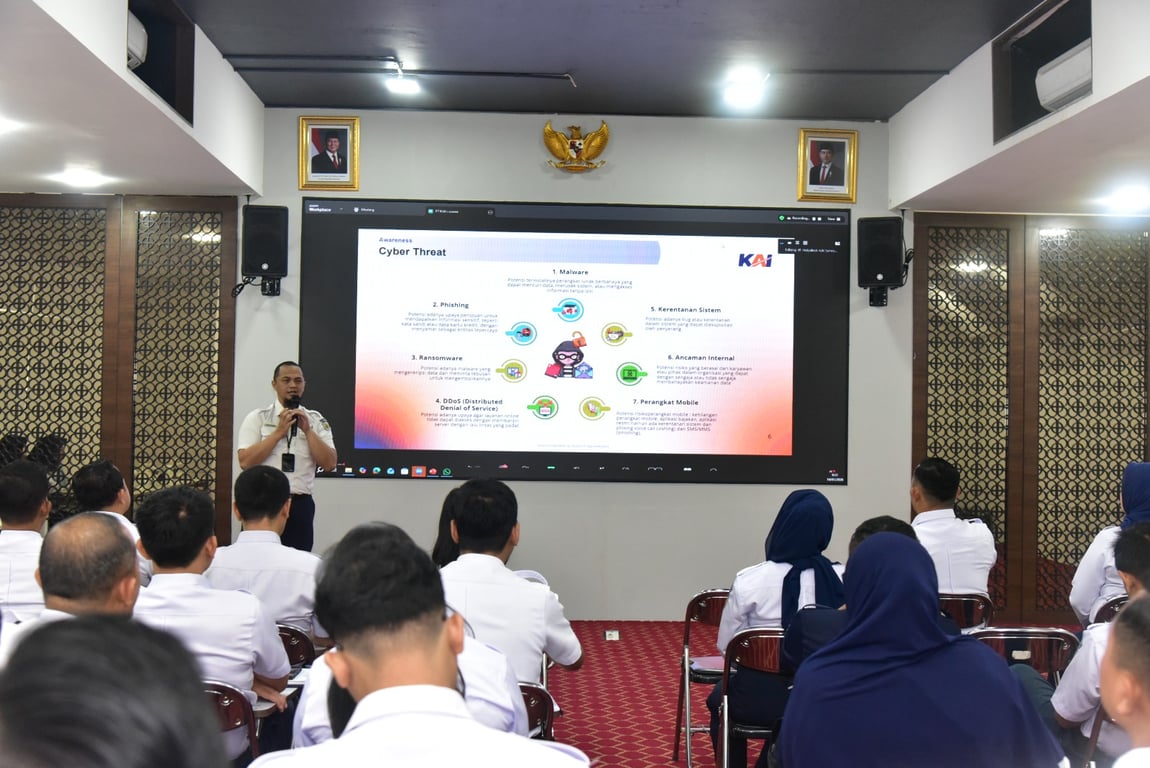 Tingkatkan Pemahaman Pentingnya Data Pribadi, KAI Services Gelar Sosialisasi Pelindungan Data Pribadi  untuk Seluruh Pekerja