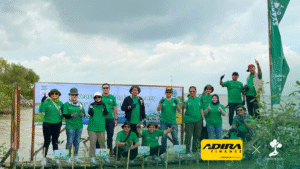 Adira Finance Tanam 350 Mangrove di Dusun Tangkolak Karawang