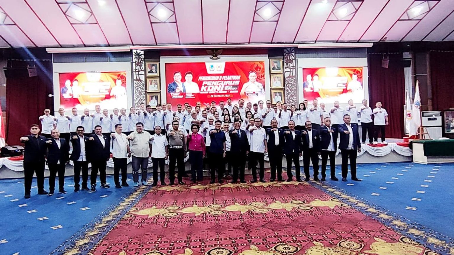 Richard Sualang Resmi Pimpin KONI Manado 2025–2029, Andrei Angouw Tegaskan Dukungan Penuh