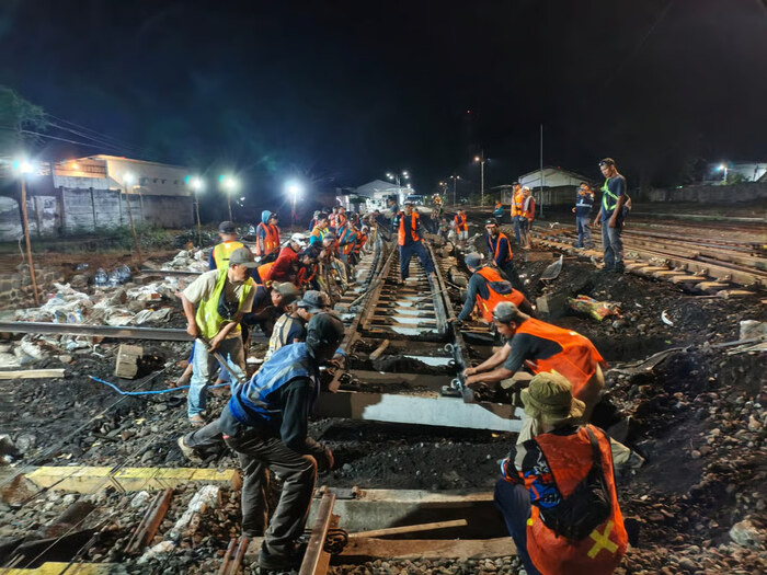 KAI Daop 9 Jember Perkuat Keselamatan Perjalanan KA melalui Upgrade Prasarana Sepanjang 2025