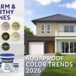 Tren Warna Cat Rumah 2026, Aquaproof Warm & Earthy Tones