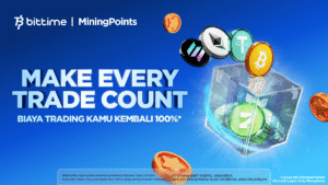 Bittime Luncurkan Program Mining Points bagi Seluruh Investor, dengan Total Prize Pool hingga 100.000 USDT