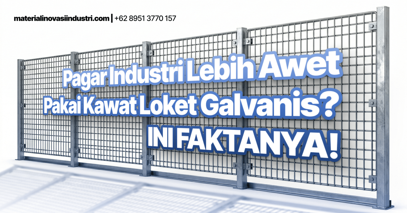 Pagar Industri Lebih Awet Pakai Kawat Loket Galvanis? Ini Faktanya
