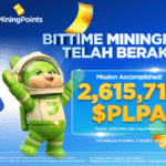 Bittime Mining Points Resmi Berakhir, Volume Perdagangan Naik Lebih dari 50%