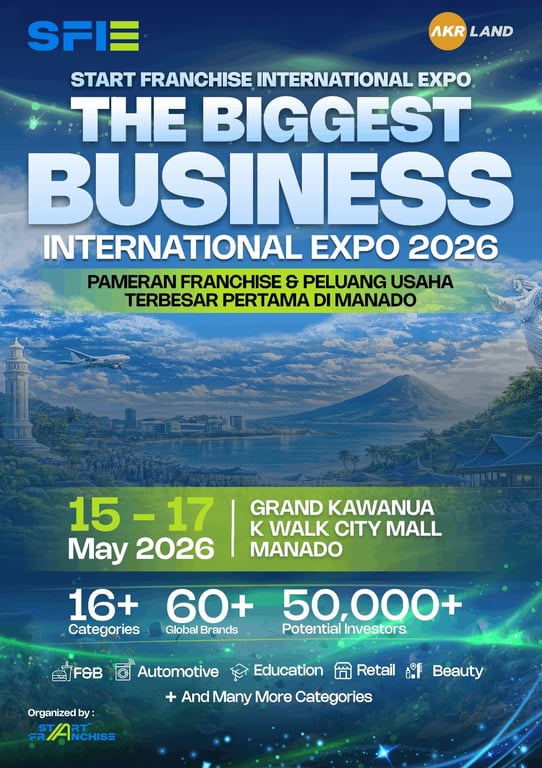 Start Franchise dan AKR Land Hadirkan Expo Franchise Pertama di Indonesia Timur