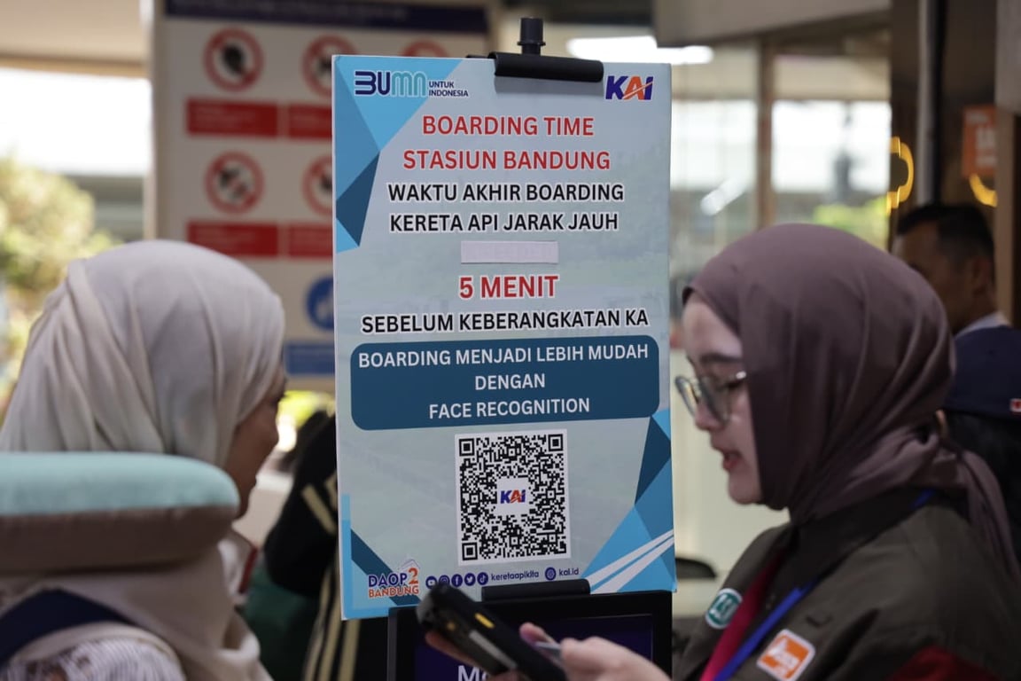 KAI Daop 2 Bandung Himbau Pelanggan Datang Lebih Awal ke Stasiun, Khusus Stasiun Bandung dan Stasiun Kiaracondong Boarding Ditutup 5 Menit Sebelum Jam Keberangkatan KA