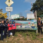 Sinergi KAI, DJKA, dan BTP Tingkatkan Keselamatan di Perlintasan Sebidang di Hari Libur Idul Fitri 1447 H