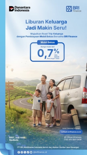 Wujudkan Liburan Akhir Pekan,  BRI Finance Siapkan Solusi Dana Tunai Praktis dan Fleksibel