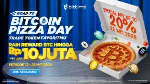 Bitcoin Pizza Day Jadi Simbol Revolusi Finansial Global, Bittime Dorong Partisipasi Investor Aset Kripto Indonesia