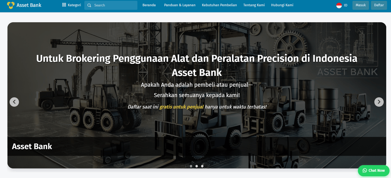 Optimalisasi Jual Beli Mesin dan Peralatan Bekas Secara Online