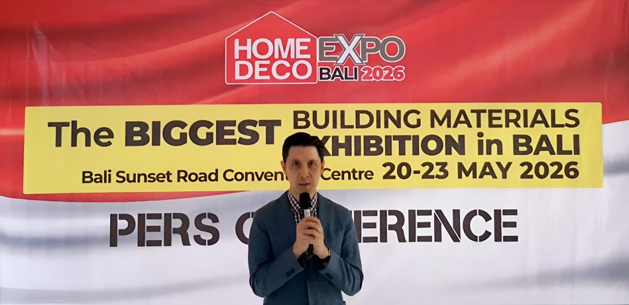 Home Deco Expo Bali 2026 Jadi Indikator Positif Kebangkitan Industri Bahan Bangunan Nasional