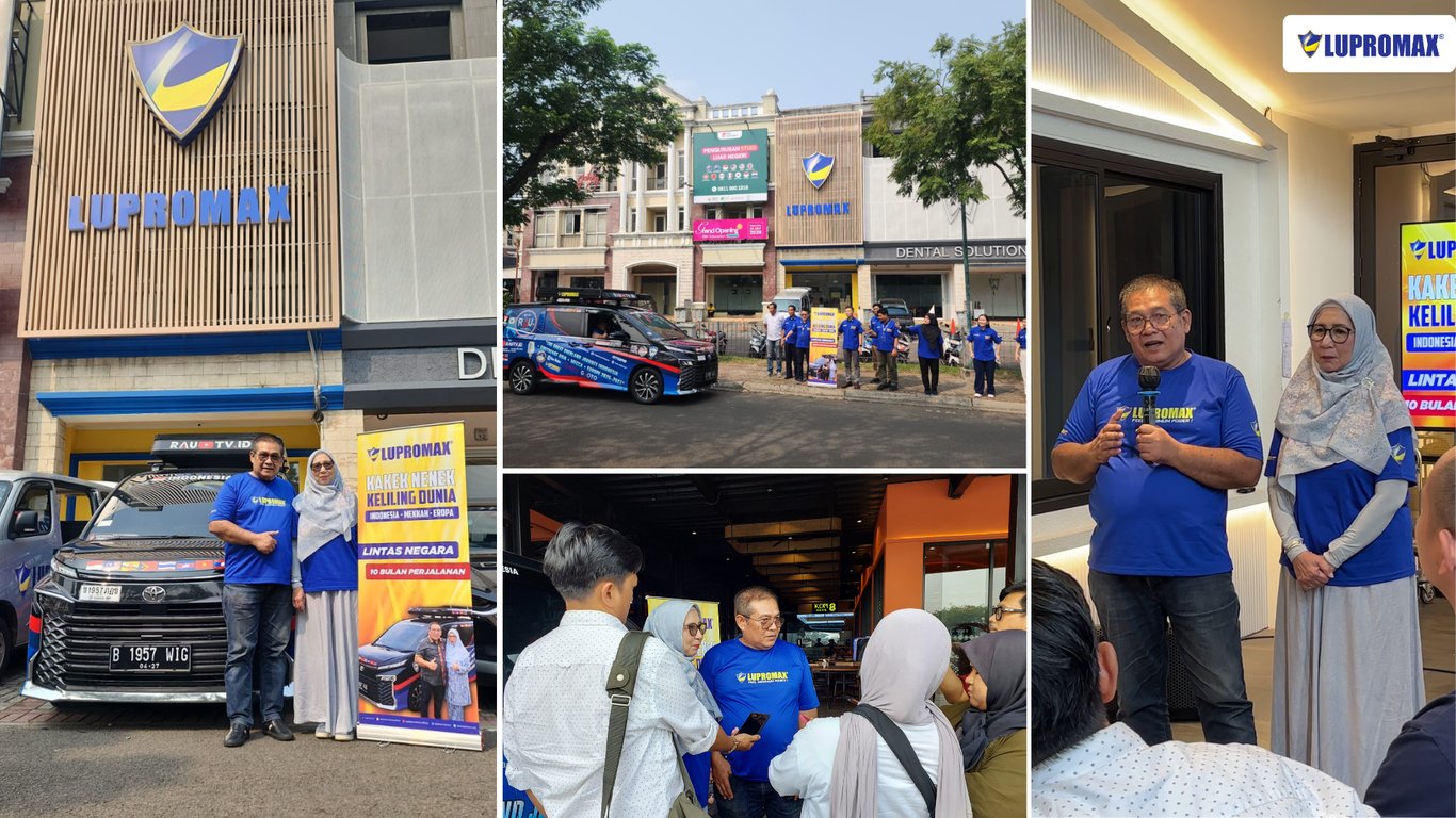 Usia Bukan Batas : LUPROMAX Dukung The Great Overland Journey Kakek Nenek Indonesia Menuju Mekkah dan Eropa