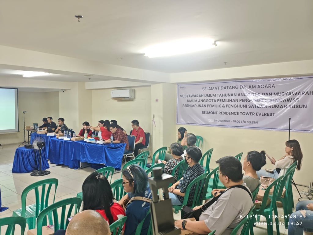P3SRS Belmont Residence Tower Everest Paparkan Rekam Jejak Opini Audit, Posisi Kas, dan Tetapkan Keputusan Strategis pada RUTA 2026