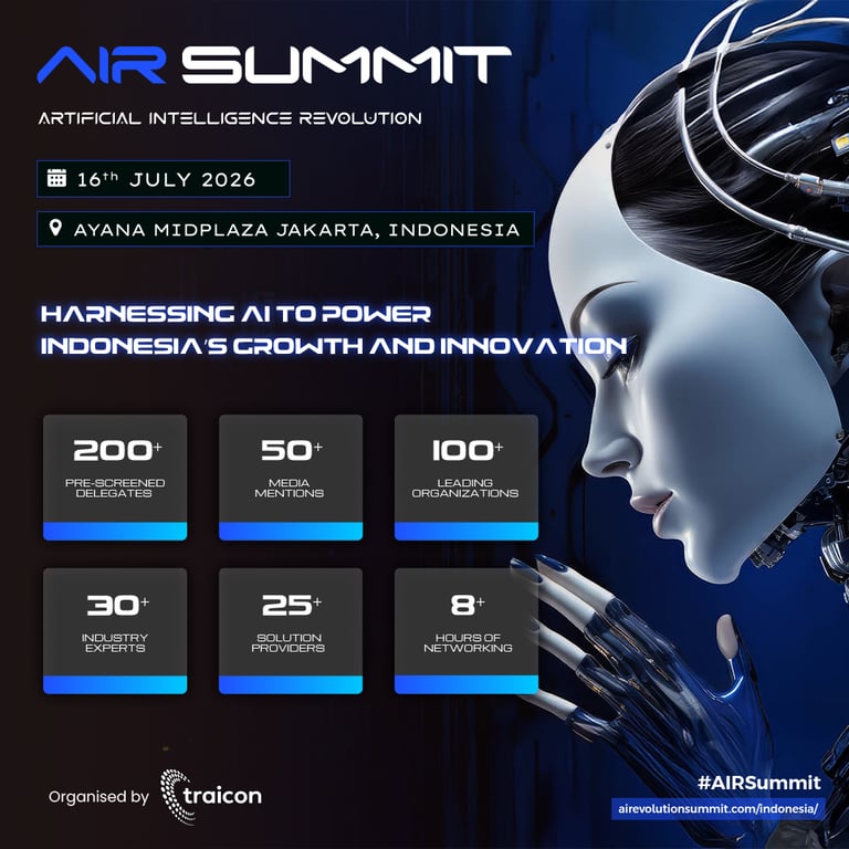 Artificial intelligent summit –Indonesia 2026: 16th JULY 2026 AYANA Midplaza Jakarta, Indonesia