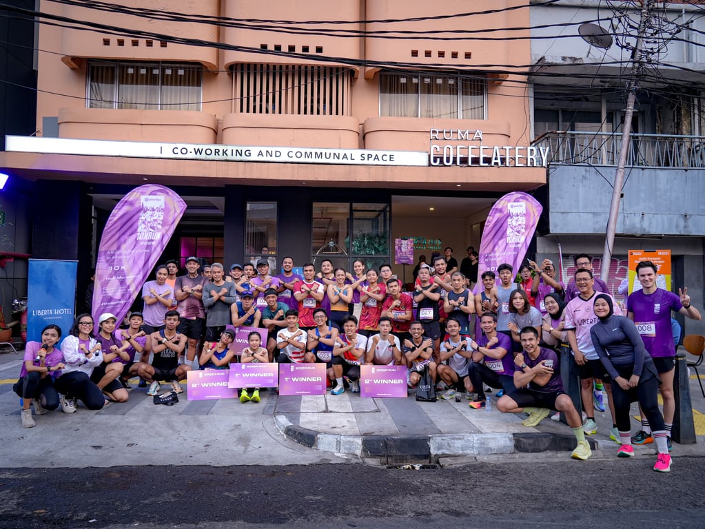 Menjadi Official Hotel Partner Amartha 10X Run 2026,  Liberta Hotels Awali Rangkaian dengan Amartha Speed Run di Blok M
