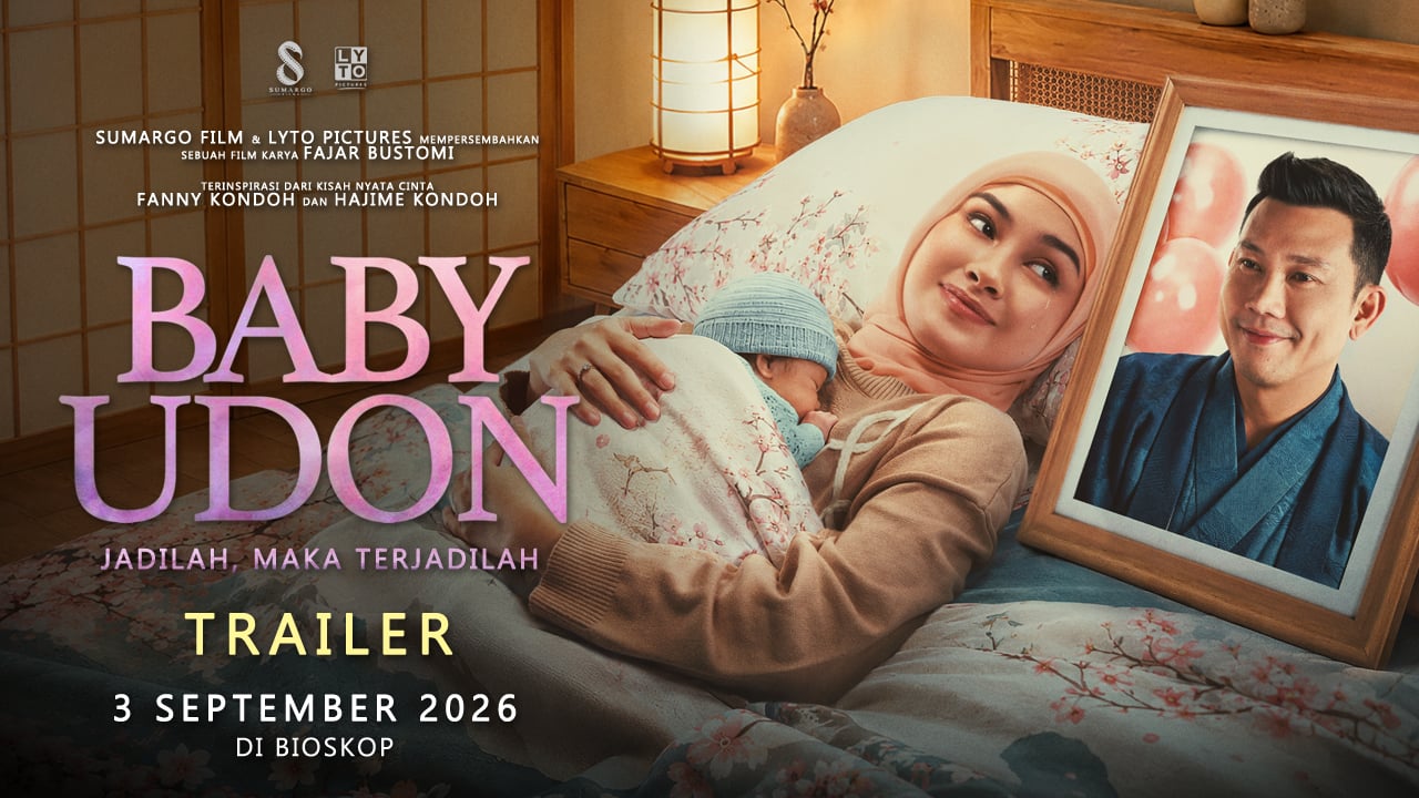 Film ‘Baby Udon’ Rilis Trailer dan Poster Resmi, Angkat Kisah Nyata Viral Perjuangan Cinta Fanny Kondoh dan Mendiang Suami