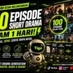 Tigo Resmi Meluncurkan Layanan “100 Episode Short Drama dalam 1 Hari”, Produksi AI Short Drama Memasuki Era Skala Besar