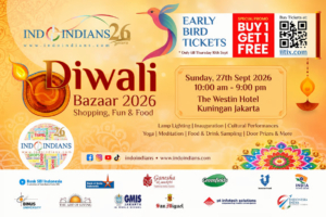 Satu Bulan Menuju Indoindians Diwali Bazaar 2026, Tiket Early Bird Buy 1 Get 1 Free Resmi Dibuka