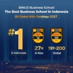 Enam Tahun Berturut-turut, BINUS Business School Pertahankan Posisi #1 di Indonesia dalam QS Global MBA Rankings 2027