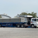 Proyek Siring Pengaman Sungai di Kalimantan Selatan Gunakan CCSP Waskita Beton Precast