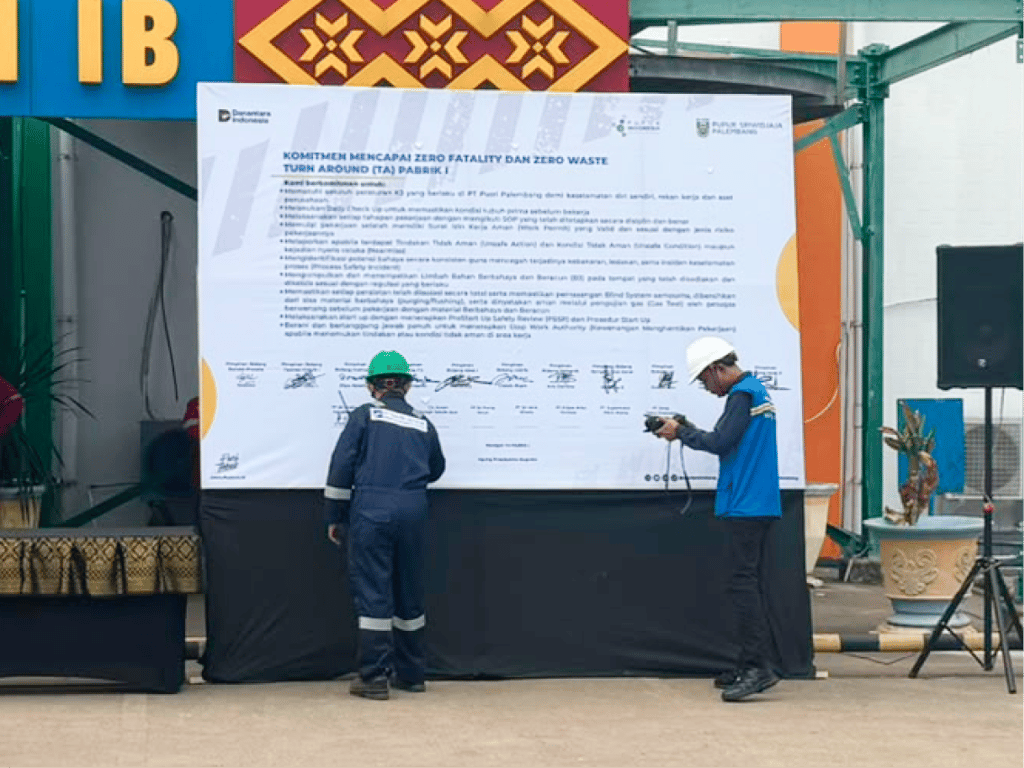 PT Tracon Industri Tegaskan Komitmen Zero Fatality & Zero Waste, Kembali Dipercaya Dukung Turn Around Pabrik I Pusri Palembang