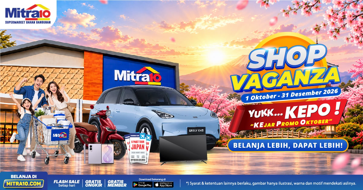 Shopvaganza 2026 Hadir di Mitra10, Ada Mobil Listrik hingga Paket Liburan ke Jepang